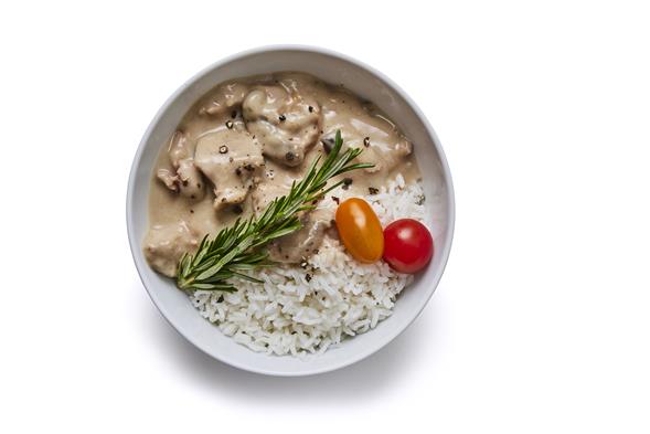 Mørbrad a la creme med provencekartofler