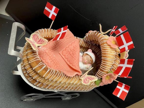 Barnevogn med figur