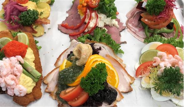 Delikatessens smørrebrød - Luksus