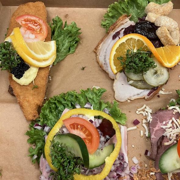 Delikatessens smørrebrød - Stor